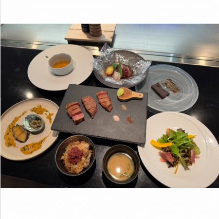 【ディナーコース】- 鉄板 - 全8品13200円(税込)～