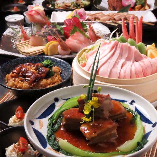 The luxury course of 5,000 yen is proficient in all the dishes we are proud of!
