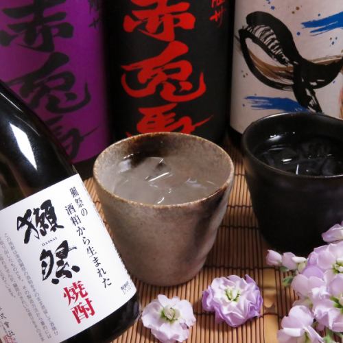 A wide selection of sake and shochu.Full lineup!