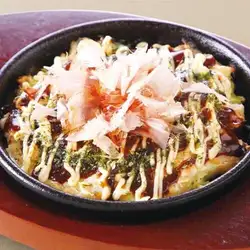 Fluffy and creamy grated yam pancake