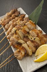 烤雞肉串拼盤（5串）