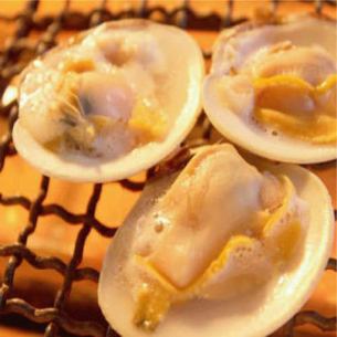 白蛤の殻焼き　小盛(4ケ)