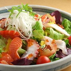 Seafood lively salad