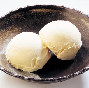 Easy bite vanilla ice cream