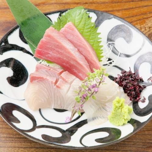 Set meal of 3 kinds of sashimi