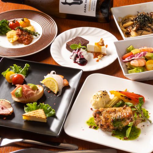 多彩なお料理で乾杯！