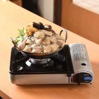 国産牡蠣の味噌鍋