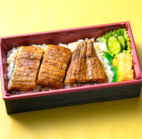 Grilled eel bento