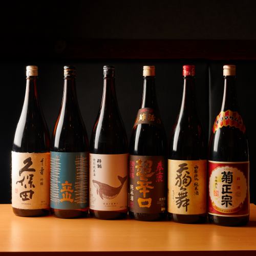 プレミアム日本酒からユニークな地酒まで取り揃え