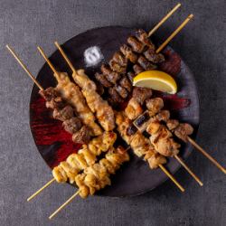 炭火焼き鳥3種盛り合わせ