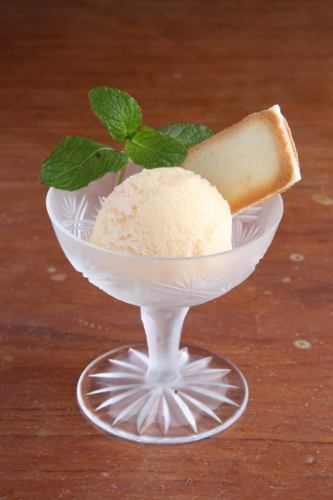 ほんのり生姜のアイスクリーム