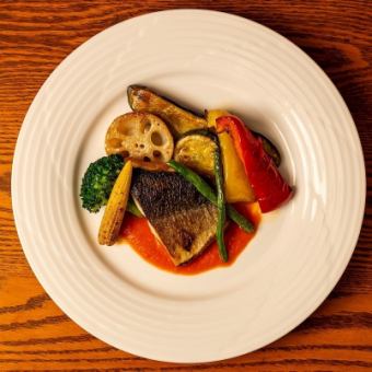 【ランチ】日替わり前菜・4種類から選べる料理・日替メイン料理が楽しめる【スペシャルコース】