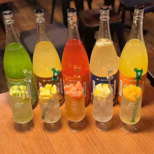 鬼おろしサワーと天ぷら