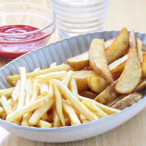 French fries (thin or thick)