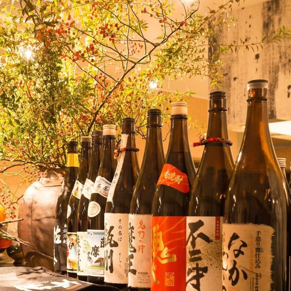 ◆九州の焼酎や日本酒が豊富◆