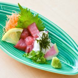 本マグロの山かけ