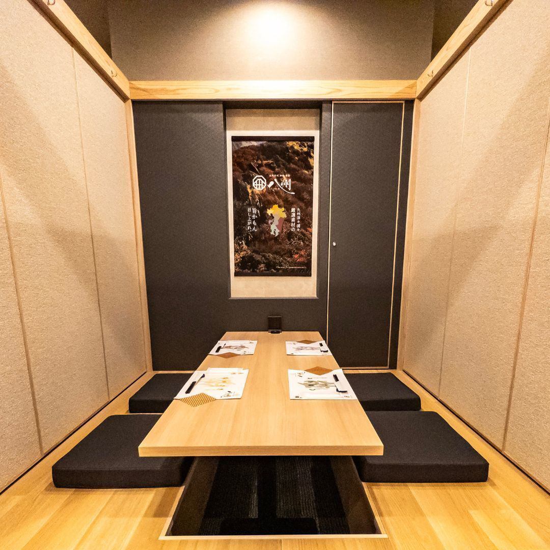 [All seats are private] A relaxing private space in the heart of Nakasu!