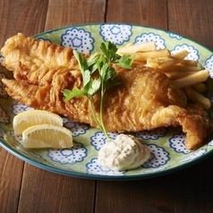白身魚のビッグフィッシュ&チップス(レギュラー)