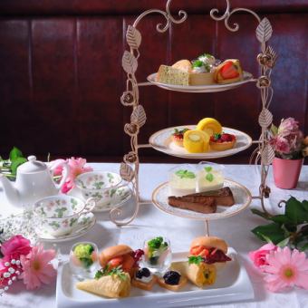 [Drinks and cake included] Recommended for girls' night out or tea time♪ Afternoon tea set 3,500 yen