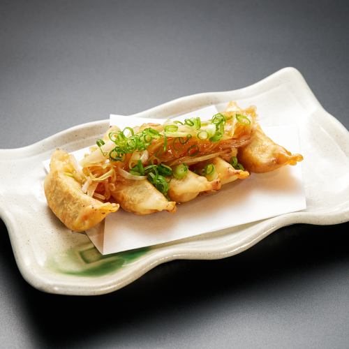 旨辛ねぎの揚げ餃子