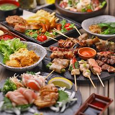 26 types of local chicken dishes! 100 types of drinks! 2 hours of all-you-can-eat and drink! "All-you-can-eat local chicken course" 4000 yen ⇒ 3000 yen!