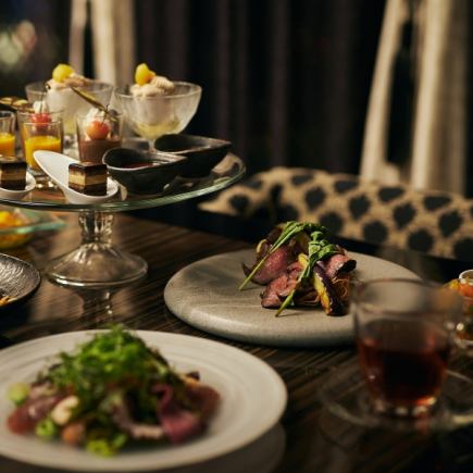 야간 애프터눈 티/이브닝 하이 티 코스