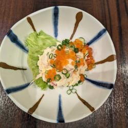 いくらのせ爆弾ポテサラ