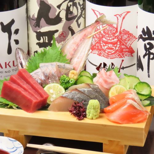 目利き自慢の海鮮は『お造り』がおすすめ