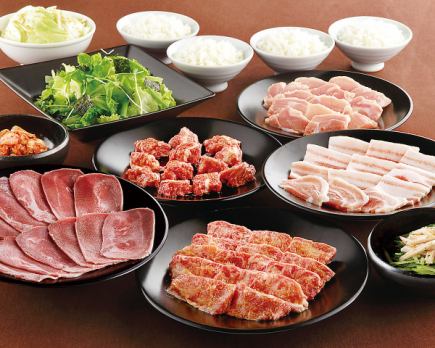 気軽にさかいのお肉を堪能。満足コース（10品2,300円）