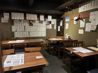 テーブルの個室10名様～35ご案内可能！オープンフロアのお席とは異なり、周りの目を気にせず、気兼ねなくお寛ぎいただけます。ゆったりとした時の流れの中でお好みのお料理、お酒をご堪能ください。