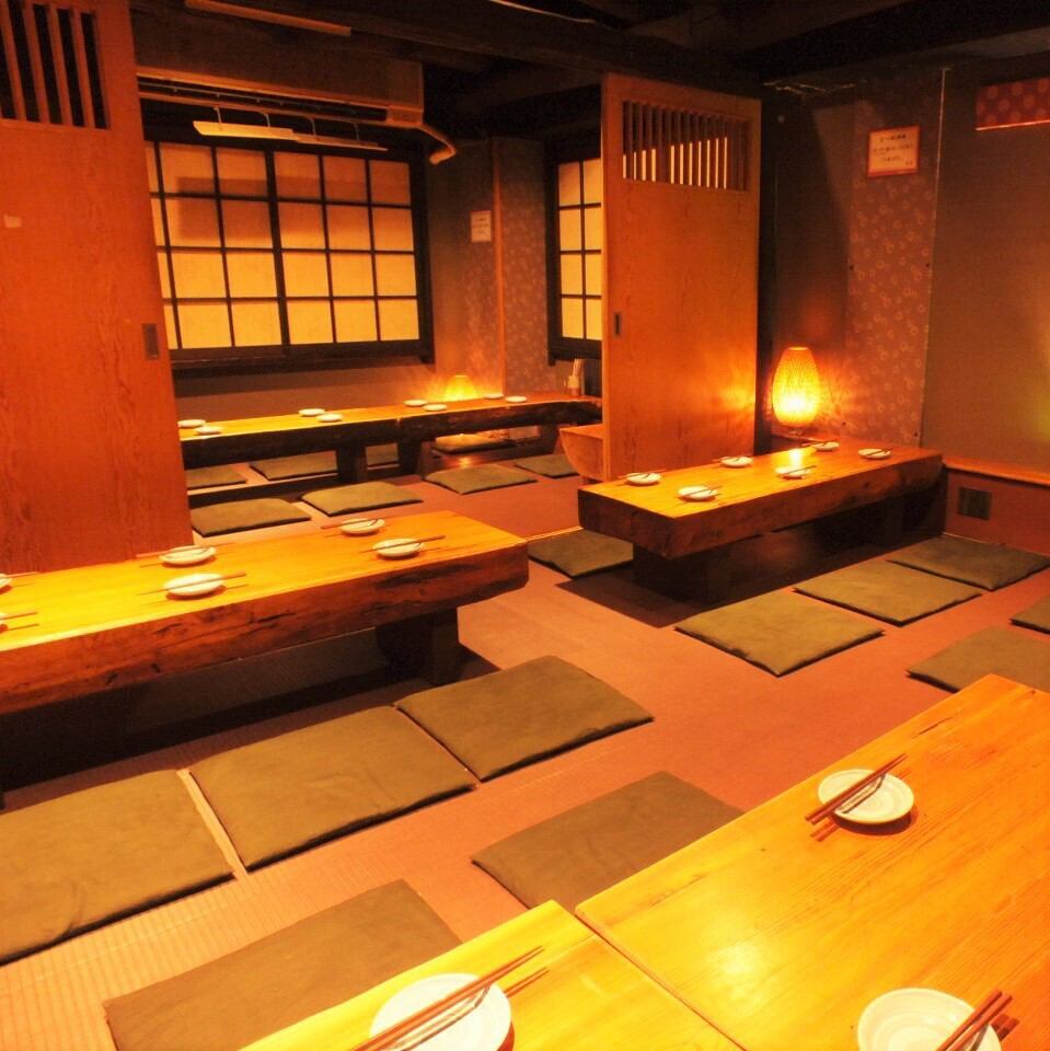 22名様～最大40名様までご利用頂けるお座敷個室ございます。