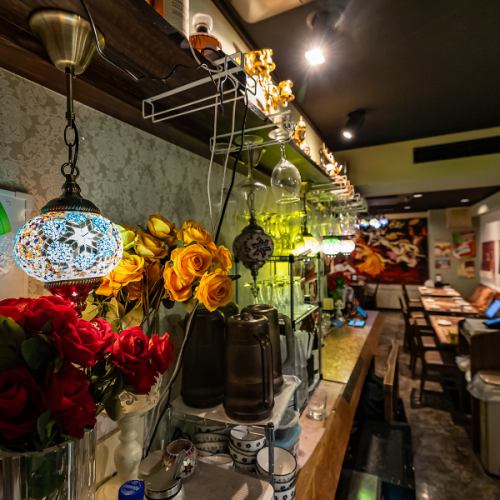 カウンター席5席