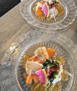 お魚のカルパッチョ