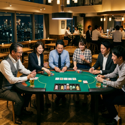 【初心者おすすめ！】ポーカーで二次会プラン