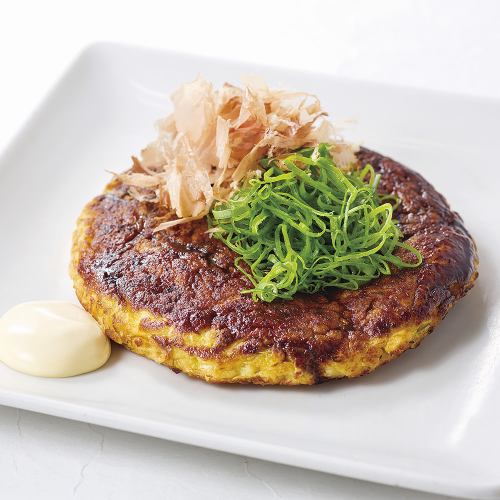 Soft okonomiyaki of natural yam