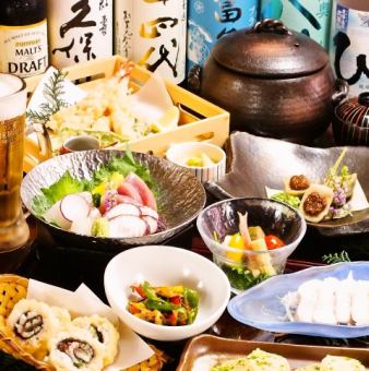 Recommended for welcoming and farewell parties! [With free Kuroge Wagyu steak] Kinkaku individual serving, all-you-can-drink included, 6,000 yen