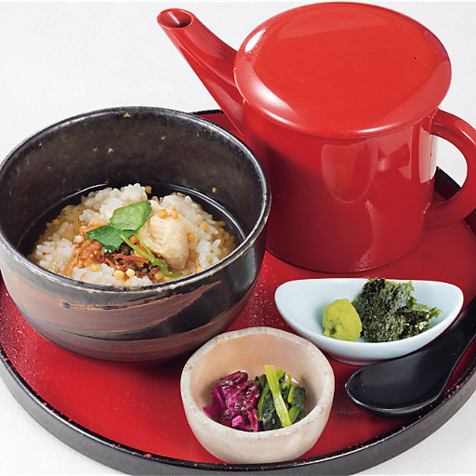 【〆のお茶漬け】ちりめんじゃこのぶぶ漬け