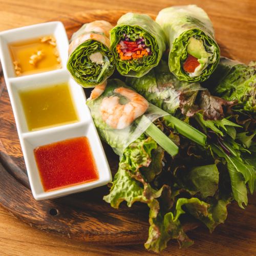[Popular!] Assorted two kinds of fresh spring rolls 850 yen