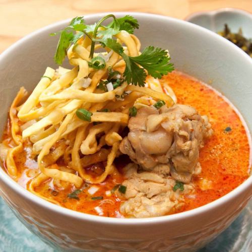 清迈咖喱鸡面“Khao Soi”