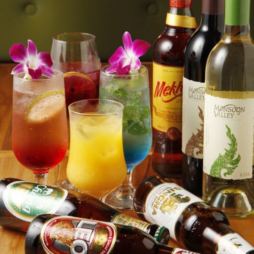Popular Asian beer and cocktails