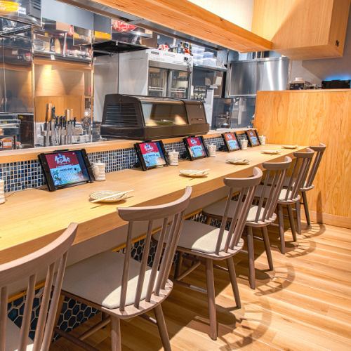 [1 person ~ counter seat] Available from 1 person! Perfect for a meal after work or a drink