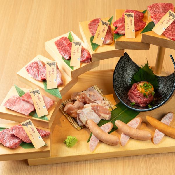 [Photogenic meat served in tiers] Recommended for anniversaries and celebrations ☆
