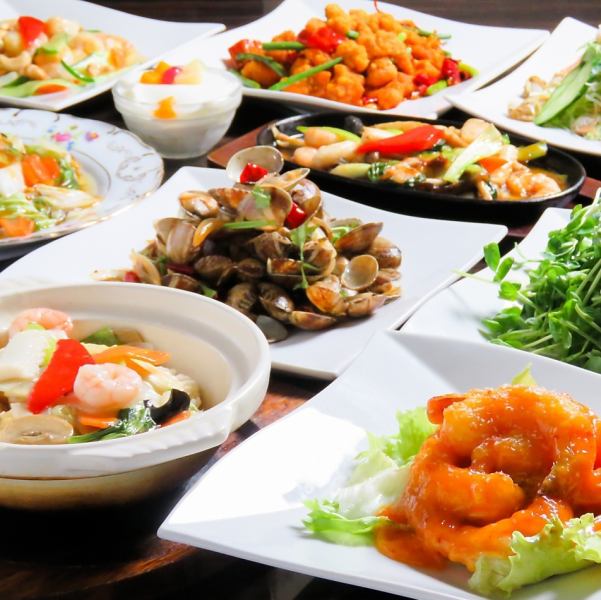 ≪忘新年会におすすめ≫酢豚/エビのチリソース/小龍包/に舌鼓★62品食べ放題＋2時間飲み放題　4280円