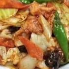 回鍋肉/青椒肉絲/四川風鶏肉/ニラレバー炒め/ニンニクの芽と豚肉炒め/砂肝の黒胡椒炒め　各