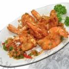 車エビの塩胡椒炒め