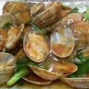 四川風アサリ炒め