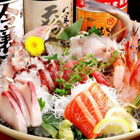 The true value of Shoya is the sashimi platter made with plenty of fresh fish!