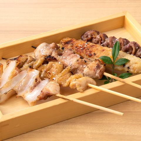 什錦烤雞肉串[鹽]或[特製醬汁] 5塊