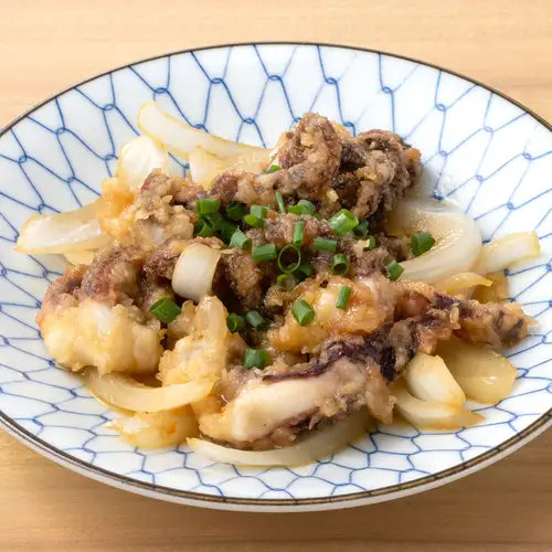 【魚介料理】いか下足バター醤油炒め