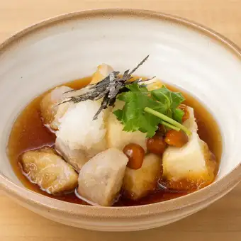 【酒場の定番】里芋と豆腐の揚げだし/たこの唐揚げ 各